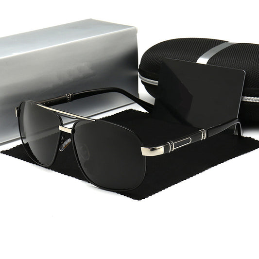 Men Sunglasses With Polarized Square Frames And Sunglasses With Sunglass