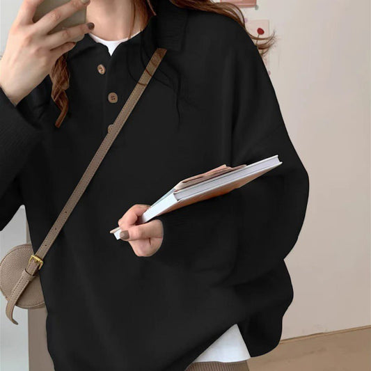 Hundred Towers Long Sleeve Polo Top Woman